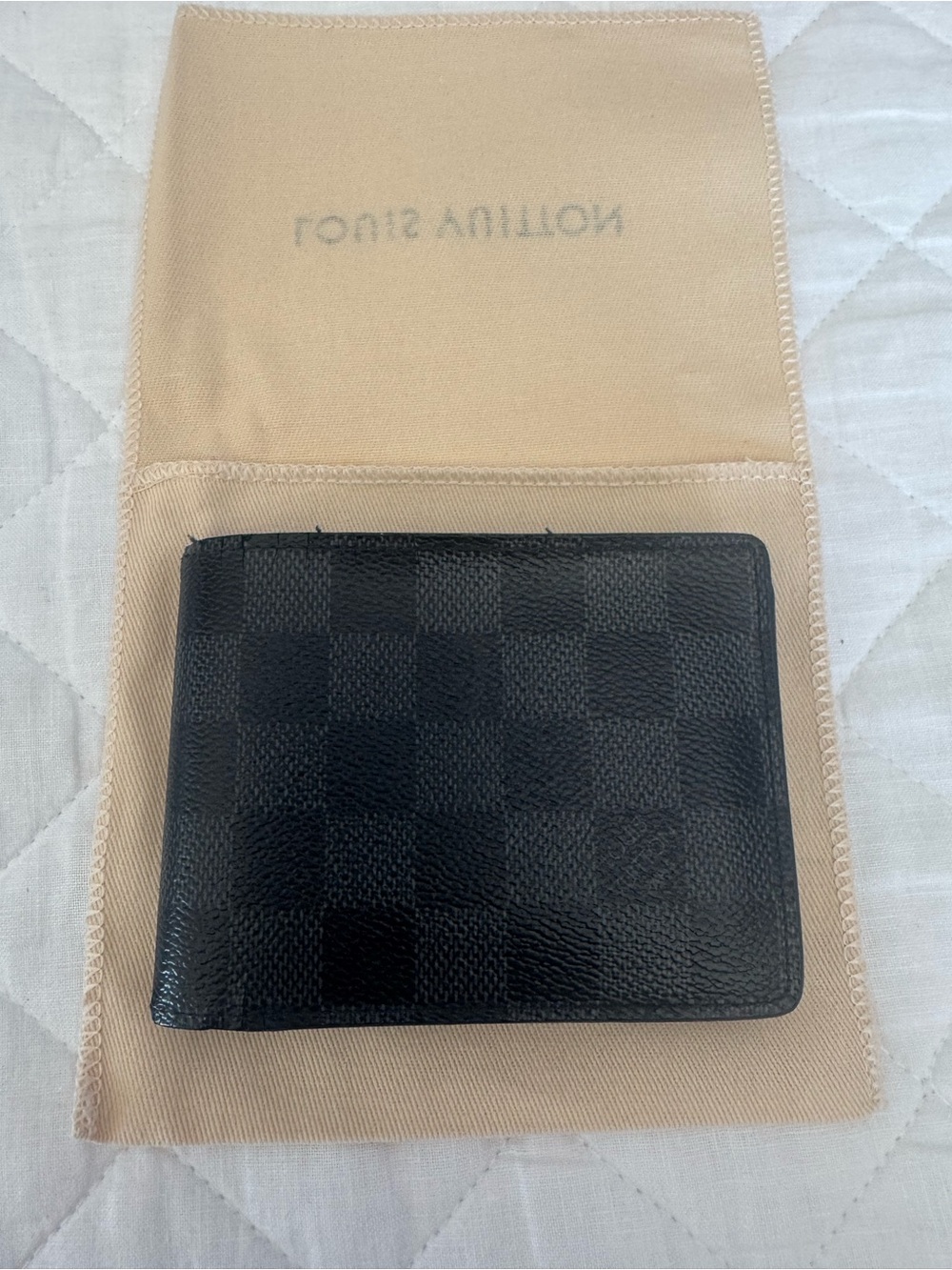 Louis Vuitton Black Damier Graphite Men’s Wallet